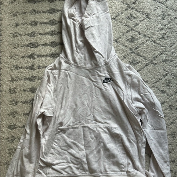 Nike cropped pink speckled hoodie - Picture 1 of 4